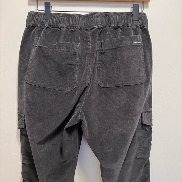 Sanctuary Grey Corduroy Cargo Jogger Pants Ankle Zipper Size Medium - Picture 9 of 11